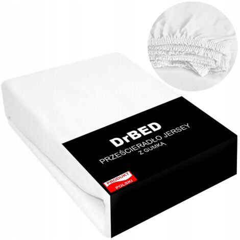Sábana bajera ajustable 120x200 algodón jersey ELÁSTICO blanco pulido