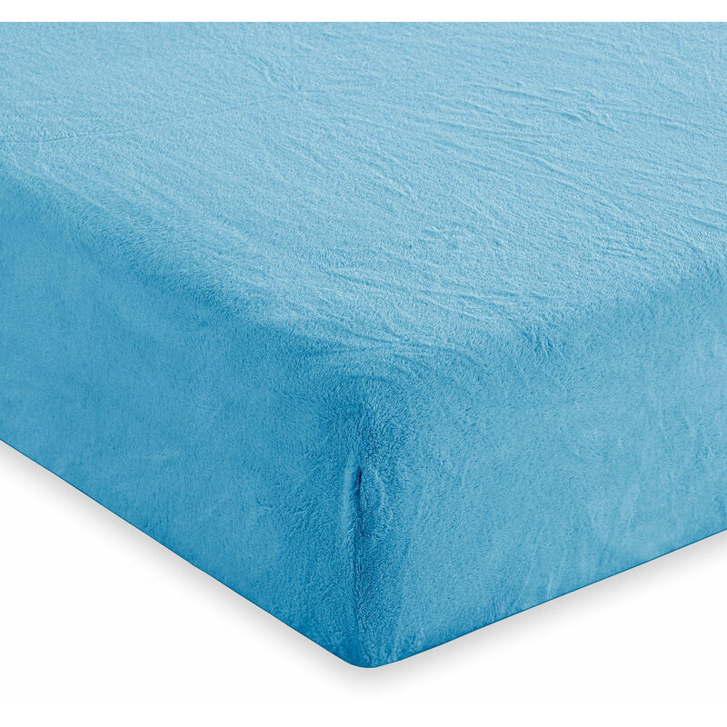 

Sábana Bajera Ajustable Coralina Azul Cama 90 cm