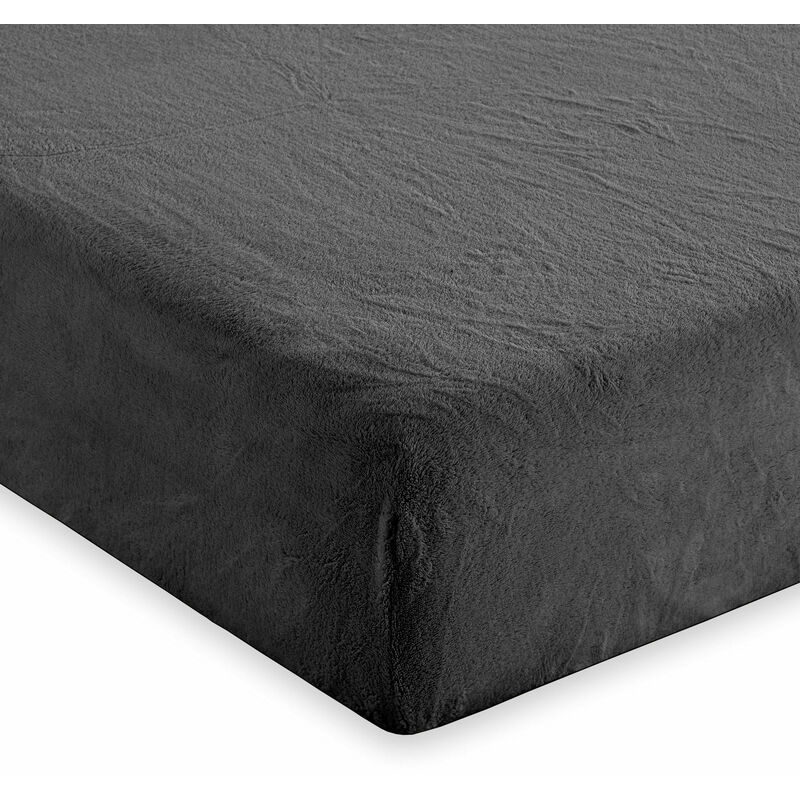 

Sábana Bajera Ajustable Coralina Gris Oscuro Cama 90 cm