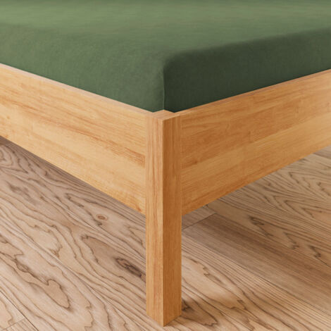Sábana bajera ajustable DREAMY PREMIUM de jersey gris-verde 180x200cm