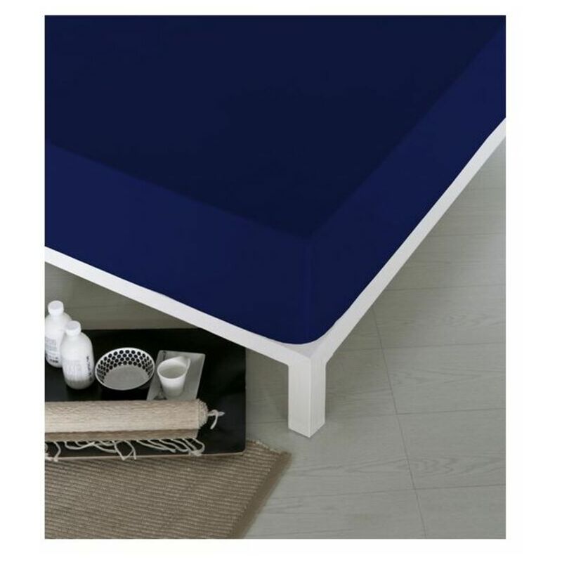 

BHD - Sábana Bajera Ajustable Naturals Azul (Cama de 90)