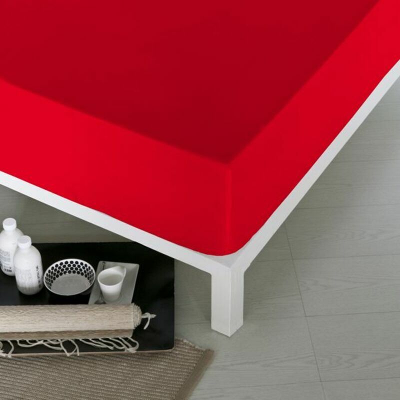 

Sábana Bajera Ajustable Naturals Rojo