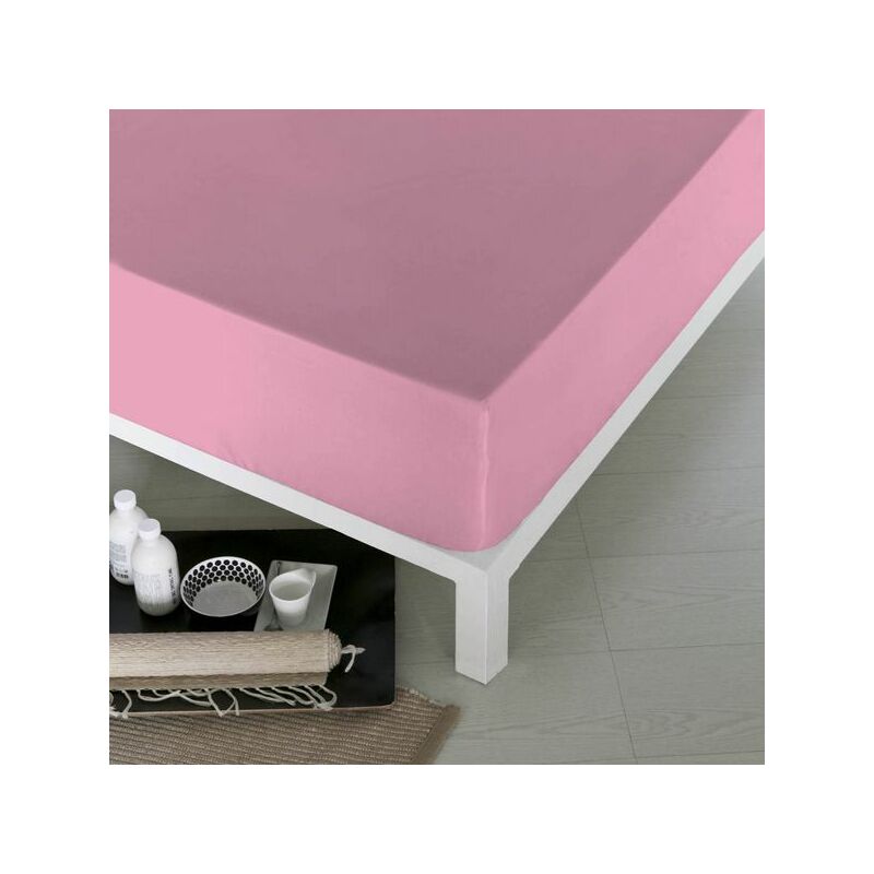 

BHD - Sábana Bajera Ajustable Naturals Rosa