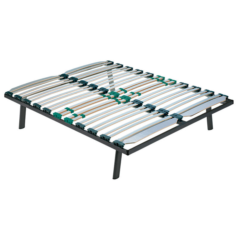 

Somier Ergos fijo Bi-lamina reforzado con reguladores | 105x190cm - Pardo