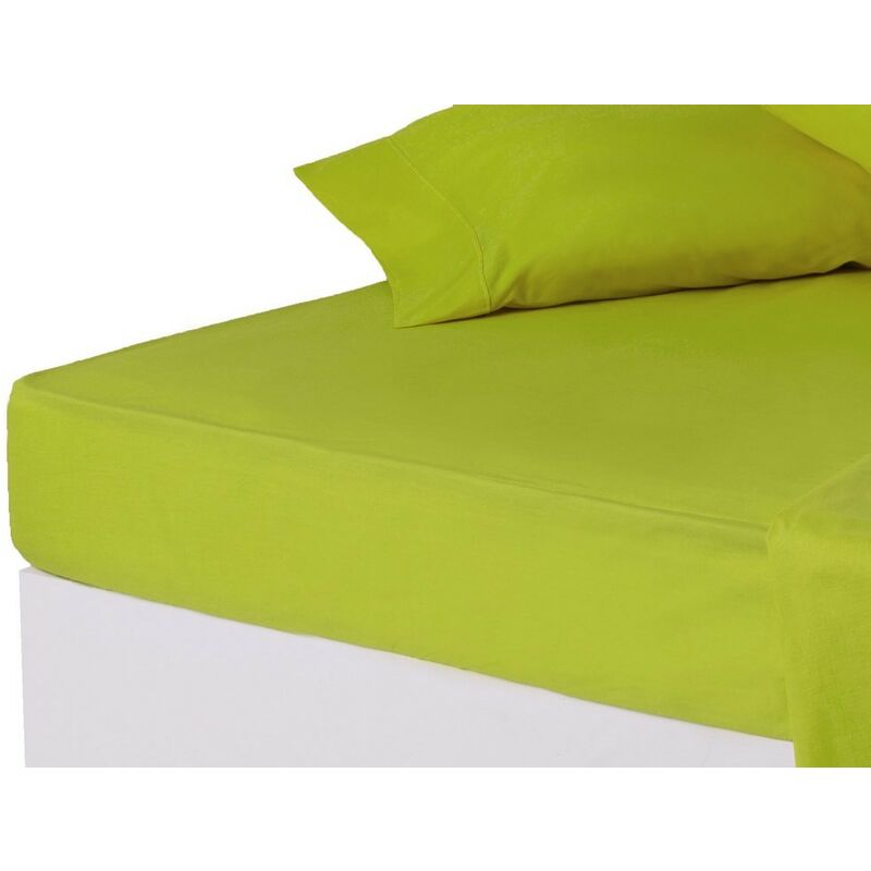 

Sábana bajera verde cama 150 cm