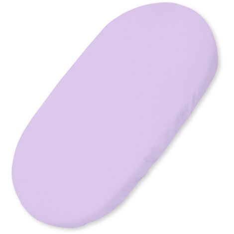 Sábana de algodón para capazo de Moisés Boho góndola 75x35 cm - morado