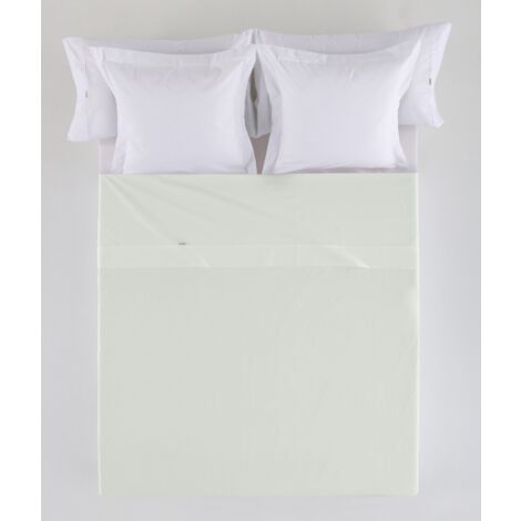 SABANA ENCIMERA color hueso - Cama de 180 100% algodón - 200 hilos. Gramage: 125