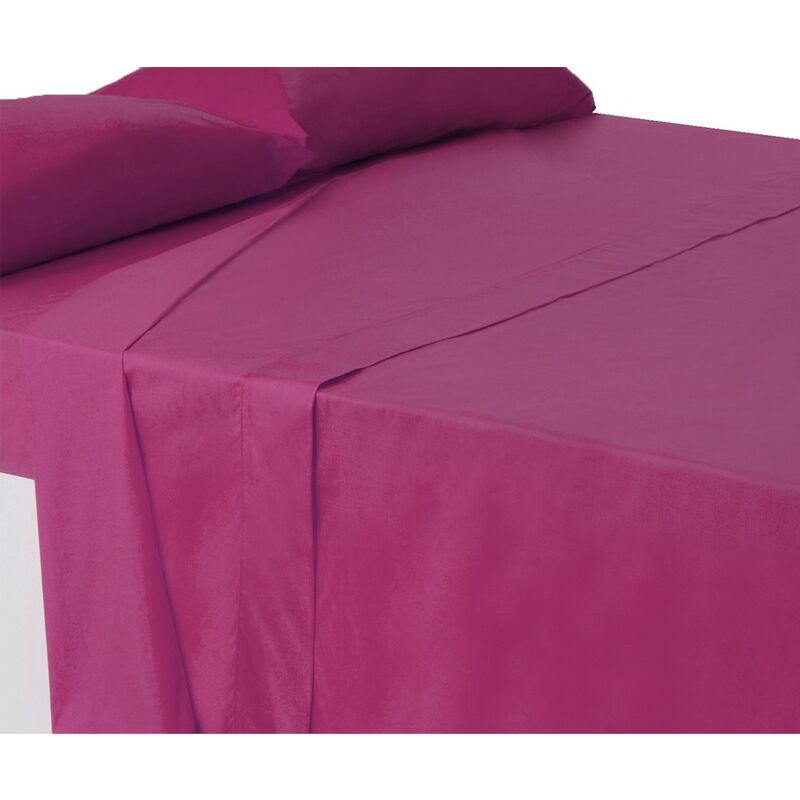 

Sábana encimera fucsia cama 150 cm