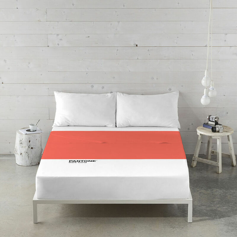 

Sábana Encimera Pantone Dark Coral (Cama de 180)