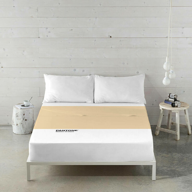 

Sábana Encimera Pantone Melon Cream (Cama de 180)