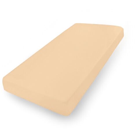 Sábana jersey PREMIUM con goma 190x210, 200x220x20 beige oscuro16 MATEX