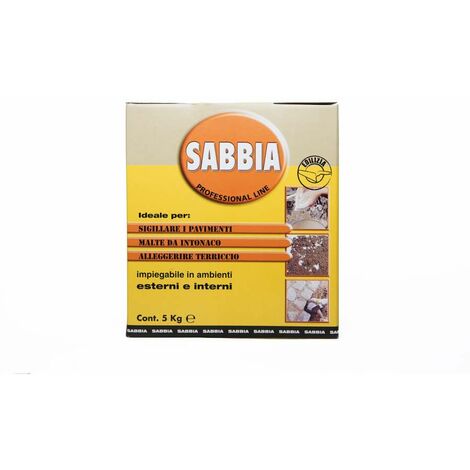 Sabbia, confezione da 5 kg