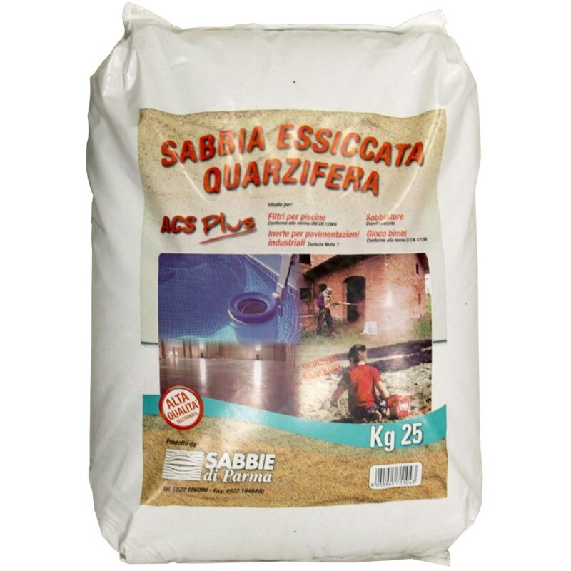 No Brand Sabbia Per Sabbiatrici 25kg Quarzifera Quarzo Pompa Piscin...