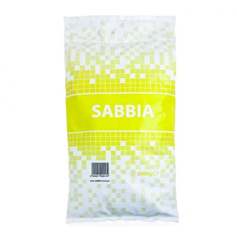 Sabbia silicea per cemento in sacchetto - kg.5 in sacchetto - 4 bs