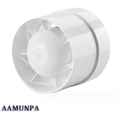 SABIR 1 PCS Ventilateur Extracteur d'air, économique 100mm, 12W/130m³, extracteur axial conduit en ligne : salle de bain, cuisine, cave,