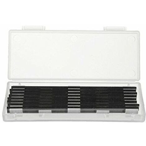 SABIR 10Pcs 82Mm X 5.5 Mm Hss Rabot Réversible Lames Pour Bosch Black Decker Mafell