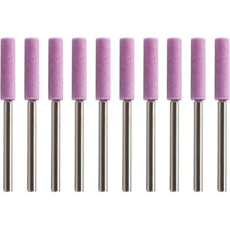 SABIR 10pcs Affûteur Tronçonneuse Compatible pour Polissage de Chaîne Tronçonneuse à Manucure (Arbre 4mm)