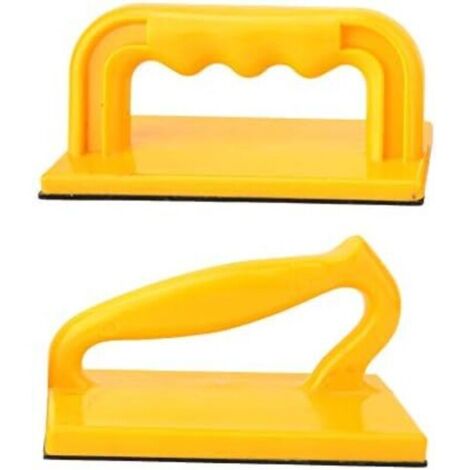 SABIR 150x70mm Bloc de poussée de sécurité 2 pièces, outil de travail du bois de bloc de poussée de sécurité oblique et droit de bâton de poussée de scie à bois pratique