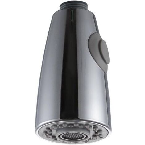 SABIR 1PCS Deux Fonctions Robinet Cuisine Remplacement Extractible pour Douchette Evier Cuisine tête de pulvérisation en Chrome 1/2" L'interface
