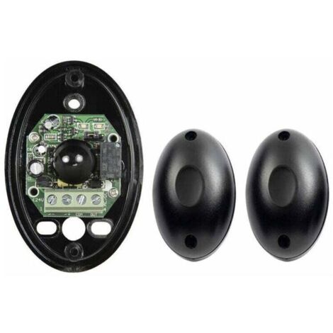 SABIR 1pcs Photocellule pour motorisations paire de photocellules infrarouges universelles pour portails extérieurs