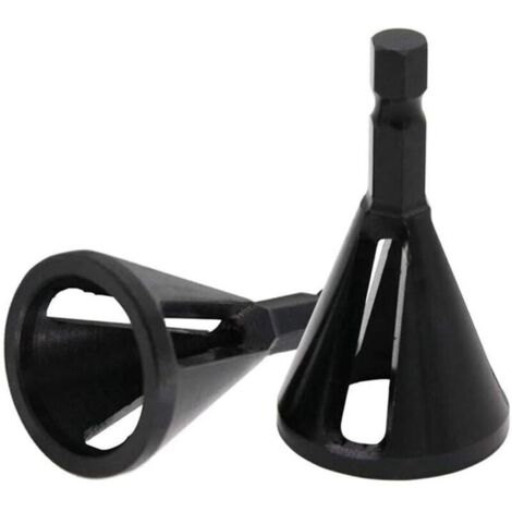 SABIR 2 Pièces En Acier Inoxydable Shank Hex ébavurage La Meilleure Qualité ébavurage Externe Chanfrein Outil Percer Brosses En Acier Soudure Pour Une Mèche De Boulons Convulsions