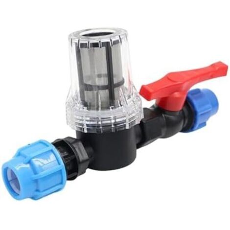 SABIR 20mm Raccords d'irrigation goutte à goutte Commutateurs Vanne, Vannes à vanne avec raccord de verrouillage barbelé - Vannes d'irrigation goutte à goutte réutilisables,Accessoires d'irrigation