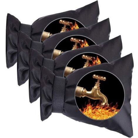 SABIR 21cm x 15cm Housse de Protection pour Robinet Extérieur,Couvercle Antigel pour Robinet, Housse de Robinet de Jardin Imperméable, pour la Protection Contre Le Gel en Hiver