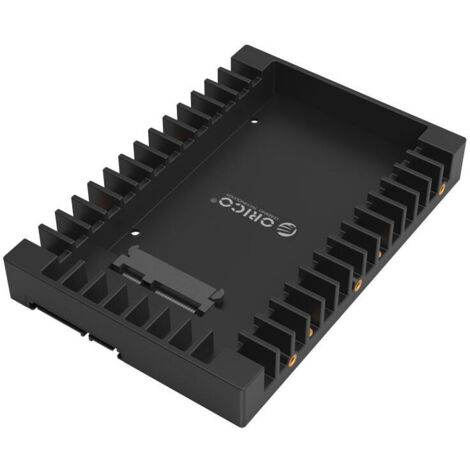 SABIR 2,5'' à 3,5'' Adaptateur de Montage pour Disque Dur SATA HHD/SSD supporto 2,5 Pouces 7/9,5/12,5 mm, Noir