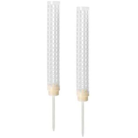 SABIR 2pcs hauteur de colonne de mousse d'eau 25cm support de mousse set plante escalade mise en forme coco brun aneth colonne avec base