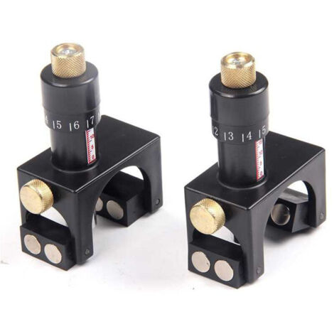 SABIR 2Pcs Jig de lame de raboteuse, Jig de réglage de lame de raboteuse pour Bien installer de nouvelles lames de rabotage, Jig Gauge, Outil de travail du bois
