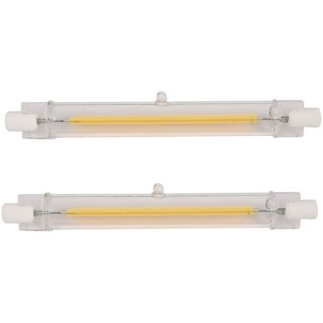 SABIR 2x Dimmable R7s Led Cob 10w 118mm Led Light-warm White Light 220v