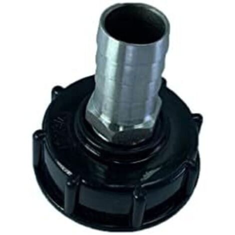 SABIR 60mm entrée 25mm sortie robinet de vidange adaptateurs de vanne raccords robinet connecteurs de tuyau d'arrosage fournitures de baril d'eau.