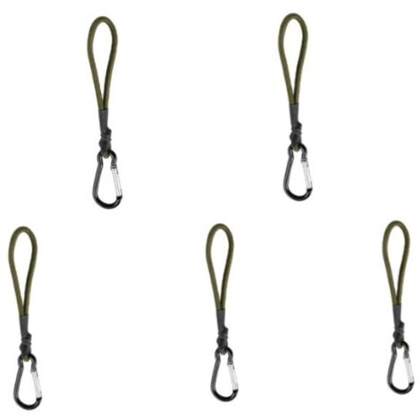 SABIR 90cm - Lot de 5 tendeurs sandows sécurisés et normés avec passant piton