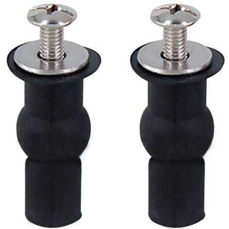 SABIR Abattant WC Fixations Charnières Accessoire de fixation pour abattant Convient à Toutes Les Toilettes（18mm)
