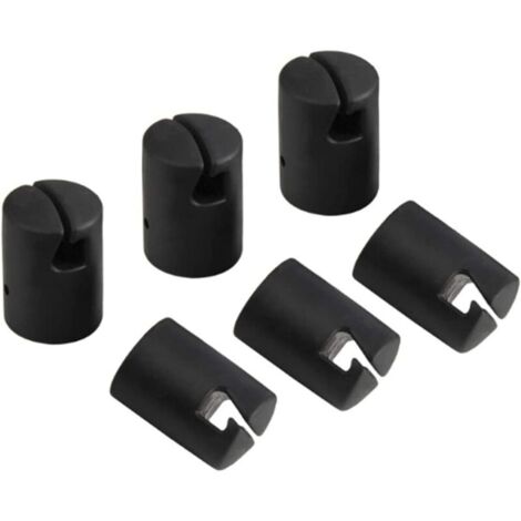 SABIR Accessoires de trampoline pour enfants Boîtier de trampoline Capuchon de poteau Couverture de tube de trampoline de sécurité Couverture de protection de trampoline Couvercle de tige remplaça 6 p