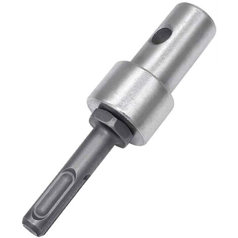 SABIR Adaptateur de perceuse électrique pour perceuse sans fil et perceuse sans fil, SDS Plus vers filetage de 1,3 cm (M13 x 15 mm) - Tige ronde pour visseuse à percussion