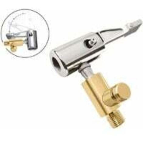 SABIR Adaptateur De Valve De Pneu De Voiture,iSpchen Embout Gonflage Pneu Voiture Portable Adaptateur De Bouche Filetée Voiture Accessoires De Connecteur De Pompe à Air Dégonfle Pas