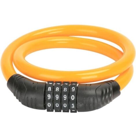 SABIR Antivol Vélo,Antivol Trotinette Electrique,Cadenas Velo Antivol Trottinette,Antivol Casque Moto,Antivol Remorque Attelée,Antivol Velo Code,Avec code intelligent à 4 chiffres,Pour bicyclettes,O