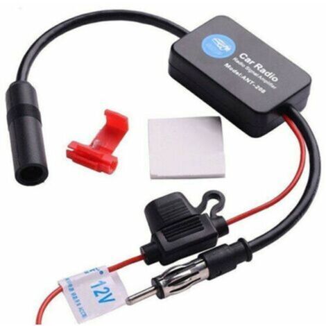 SABIR Auto voiture FM AM Radio signal stéréo antenne amplificateur de Signal aérien Booster 12V