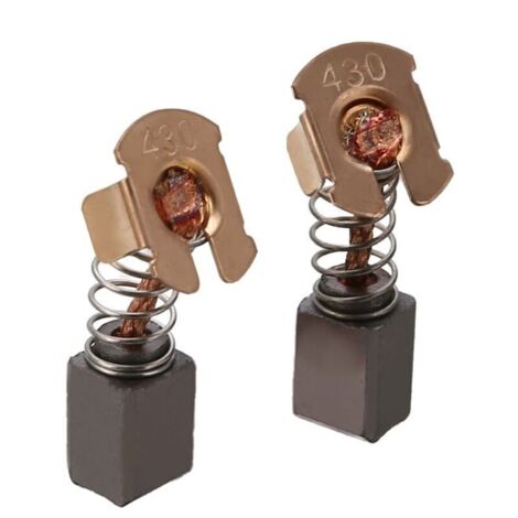 SABIR Balai de Charbon CB430 + Porte Balai Charbon + Casquettes pour Charbon Meuleuse Makita DGA452 BGA452 BGA450 BGA402 GA400 GA400D