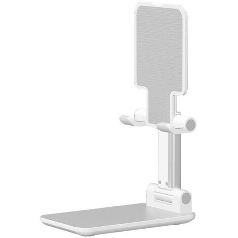 SABIR Blanc Support Téléphone, Support Tablette, Réglable Support Dock pour iPhone 13,13 Mini,13 Pro,13 Pro Max,12,12 Mini,12 Pro Max, iPad air,Mini, Huawei,Samsung Galaxy,Xiaomi, Smartphones