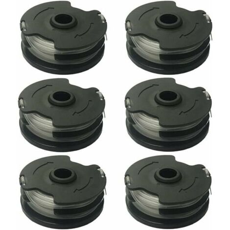 SABIR Bobine de fil pour Parkside PRTA 20-Li A1 / B2 / C3 Bobines de Fil de Rechange pour débroussailleuse sans fil LIDL Parkside PRTA 20-Li A1 / B2 / C3, PRT 300 A1, PRT 550 A1 / A3 (6pcs)..