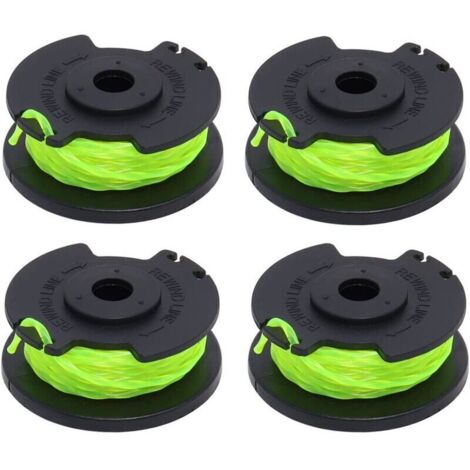 SABIR Bobine de remplacement pour brosse Ryobi RAC142 36V, accessoire pour tondeuse, bobine de remplacement pour tondeuse, pour brosses radio RLT36B33 et RY36LT33A-0 (4 bobines)