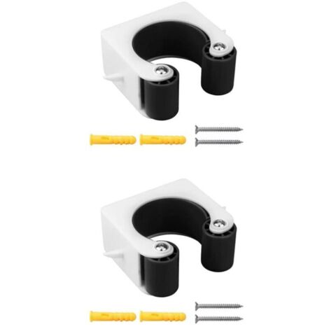 SABIR Boucle de stationnement de vélo Clip de rangement pour porte-vélos Boucle de stationnement de vélo de montagne Support de rangement pour clip de vélo pour supports muraux de vélo bicyclette 2 PC