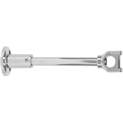 SABIR Bras d'extension de douche en acier inoxydable – Longueur ajustable – Installation facile – Compatible douches à effet de pluie