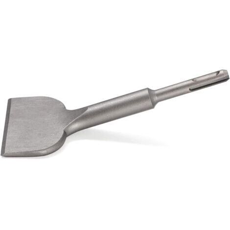SABIR Burin SDS PLUS Carrelage, 165mm x 75mm Série d'élargissement de Haute Qualité, Ciseau à Tuiles Courbé Ciselé pour la Céramique et Les Carreaux de Sol,