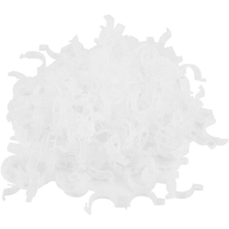 SABIR Clips De Greffage 100Pcs De Plastique Durables Fixation De La Plante De La Tomate Clip Vignes des Plantes Végétales De Jardinage Outils