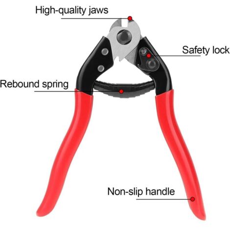 SABIR Coupe-câble de vélo, outil de réparation de câble de levier de frein de vélo comme cadeau pour les câbles et fils de vélo