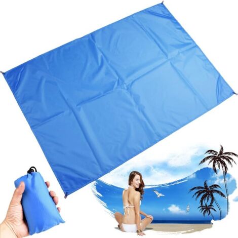 SABIR Couverture Pique Niques,Tapis Picnic, Tapis de Plage imperméable,Picnic Blanket Portable,1.4 x 1.5M Tapis léger pour Camping Outdoor Cadeau Randonneur
