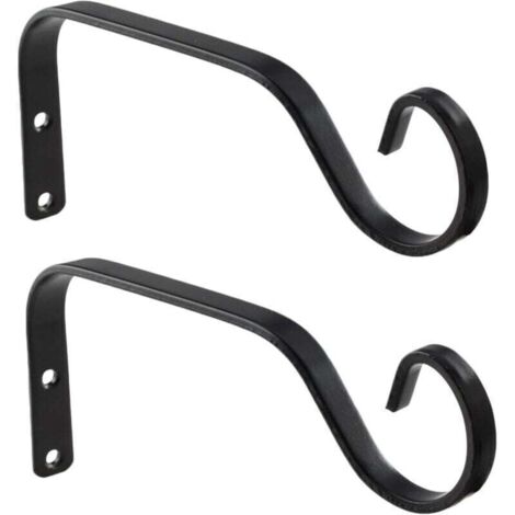 SABIR Crochet de Support de Suspension de Plante Intérieur ou Extérieur pour Suspendre des Plantes/Lanternes/Bird Feeder/Pots de Fleurs/Wind Chimes pour Décoration Jardin Balcon Cour Salon 2 Pièces